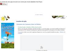 Tablet Screenshot of chateau-de-cassana.fr